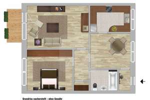 Hagen-Dahl: Schöne 3-Zimmer-Wohnung in ländlicher, ruhiger Lage – Zum Hohenhof 13a, 58091 Dahl, Hagen – Vorschaubild 11