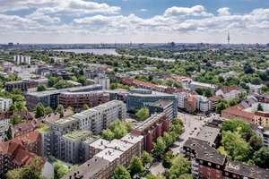 Mit Dachterrasse über den Dächern Winterhudes