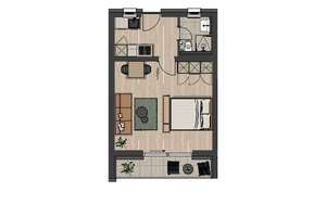 Stilvolles 1-Zi.-Studio in Schwabing! Balkon! Am Englischen Garten! – Die vollständige Adresse der Immobilie erhältst du vom Anbieter., 80802 Münchner Freiheit, München – Vorschaubild 16