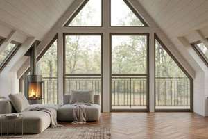 Penthousefeeling als Maisonette im Jugendstilhaus // Kamin// Panoramafenstern und Balkon