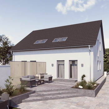 Zwei Familien - Ein Preis! Doppelte KFN Förderung!! 2-FH im Doppelhausstil in massiver Bauweise!