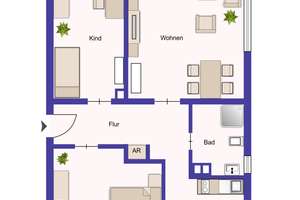Schöne 3-Zi-Whg. mit Balkon und Stellplatz, zentral in Ludwigsburg – Die vollständige Adresse der Immobilie erhältst du vom Anbieter., 71634 Eglosheim, Ludwigsburg – Vorschaubild 16