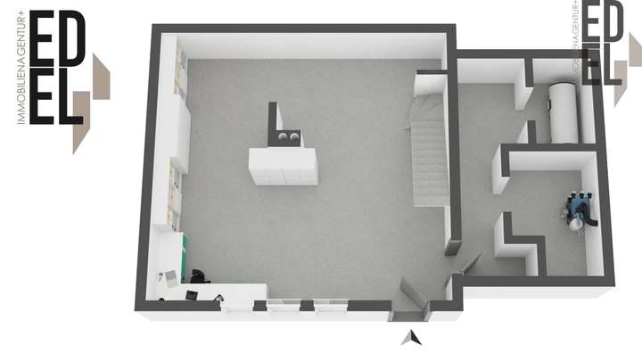 Keller Werkstatt mit Anbau