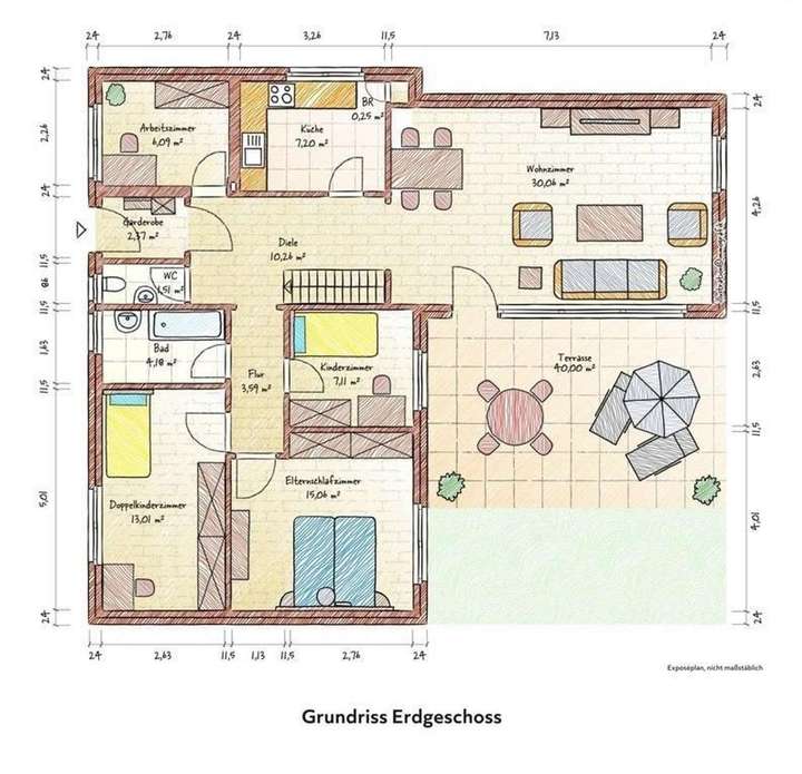 Grundriss Erdgeschoss