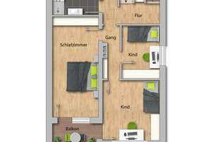 *** TRAUMHAFTES WOHNEN IN RUHIGER LAGE *** DHH MIT GARTEN UND NEUER HEIZUNG *** – Die vollständige Adresse der Immobilie erhältst du vom Anbieter., 86441 Zusmarshausen – Vorschaubild 32