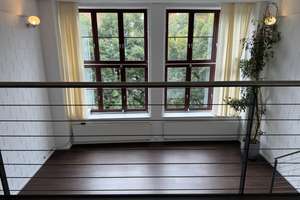 Galerie-Loft mit 5,50 m Raumhöhe und Bootsanleger, 4 Zimmer in den Buntgarnwerken Schleußig – Holbeinstraße 14, 4229 Schleußig, Leipzig – Vorschaubild 7