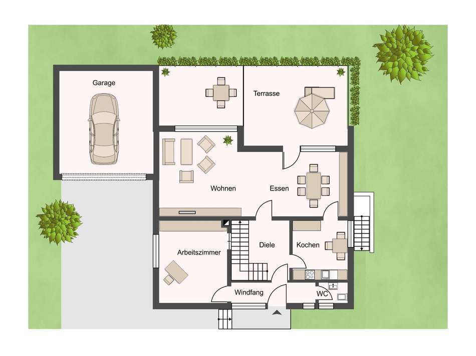 Grundriss EG