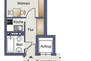 N-Marienberg: Top-möbliertes 1-Zi-Apartment (3.OG m. L.) nähe Flughafen – Die vollständige Adresse der Immobilie erhältst du vom Anbieter., 90411 Mooshof, Nürnberg – Vorschaubild 13