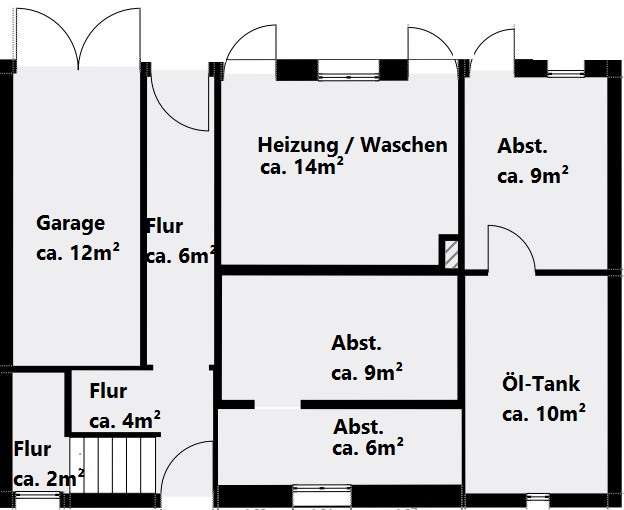 Untergeschoss Hinterhaus