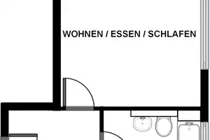 Modernes 1-Zimmer-Apartment mit Einbauküche und Tageslichtbad in urbaner Umgebung – Kyivstrasse 5, 81735 München – Vorschaubild 2