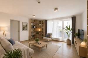 NEU - Helle 2-Zimmer-Wohnung mit Fernblick, Balkon & Tiefgarage in Potsdam-Fahrland