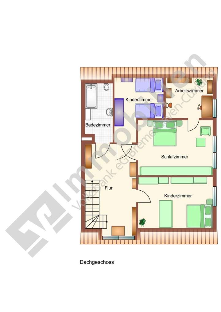 Dachgeschoss nur Wohnhaus