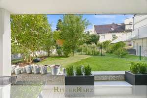 Hochwertige Gartenwohnung BJ 2020, über 92 m² Nfl., modernes 6 Parteienhaus, top Lage, A+ und ruhig!