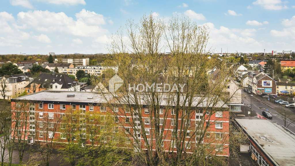 Immobilie in Leverkusen - Helle 2-Zimmer-Wohnung mit Einbauküche und Loggia mit freiem Weitblick in Leverkusen-Wiesdorf - Bild 3
