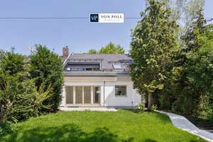 Erstbezug nach exklusiver Kernsanierung: stilvolle Doppelhaushälfte mit Gartenidylle in Gräfelfing