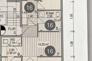 Gepflegte 3-Zimmer-Wohnung im 3. OG mit Balkon in MG-Grenzlandstadion – Brucknerallee 172B, 41236 Grenzland-Stadion, Mönchengladbach – Vorschaubild 2