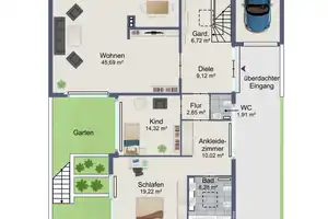 Einzigartiger Stil. Perfekter Ausklang. Ihr Zuhause in Offenbach-Bieber. – Offenbach am Main – Vorschaubild 11