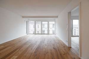 Neubau-Erstbezug: 2-Raum-Wohnung mit Parkett, Fußbodenheizung & optionaler EBK
