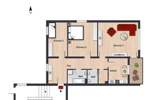 Wohnen mit Balkon und Badewanne // 3.OG Wohnung 1 – Marignanestr. 10, 38444 Detmerode, Wolfsburg – Vorschaubild 13