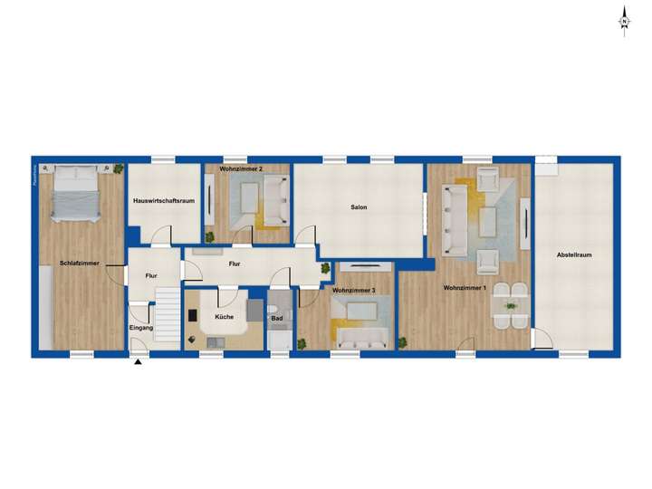 Einheit 2 Erdgeschoss