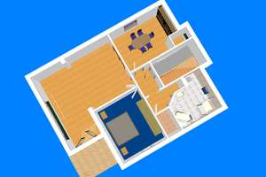 3-Zimmer-Wohnung mit Terrasse und Garten