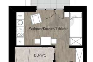 ++ Angebot! Klein-fein-mein++ Energieeffiziente 1-Raum-Whg. mit Einbauküche & Terrasse in Rabenstein – Unritzstraße 38b, 9117 Rabenstein, Chemnitz – Vorschaubild 11