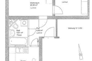 Whg. im 2.OG ! Küche mit Balkonzugang / Laminat / Bad mit Wanne  u.v.m. – Fürstenstraße 62, 9130 Sonnenberg, Chemnitz – Vorschaubild 20