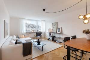 von privat und UNMÖBLIERT: Exklusive, helle 2-Zimmer Wohnung  in München Schwabing-West