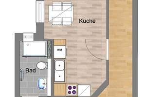 Modernisierte 3-Zimmerwohnung mit Balkon in Hannover-Herrenhausen – Herrenhäuser Str. 112, 30419 Herrenhausen, Hannover – Vorschaubild 4