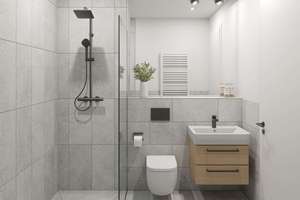 EXKLUSIVES NEUBAUPROJEKT | 2-Raum-Wohnung mit Loggia und elegantem Innenleben