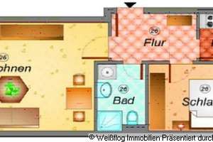 2 Raumwohnung in Altchemnitz – Olbernhauerstr. 16/18, 9125 Altchemnitz, Chemnitz – Vorschaubild 2