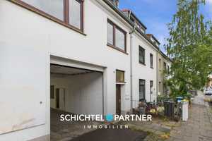 Hastedt | Mehrparteienhaus mit zwei Wohneinheiten und  großer Lagerhalle – Bremen – Vorschaubild 2