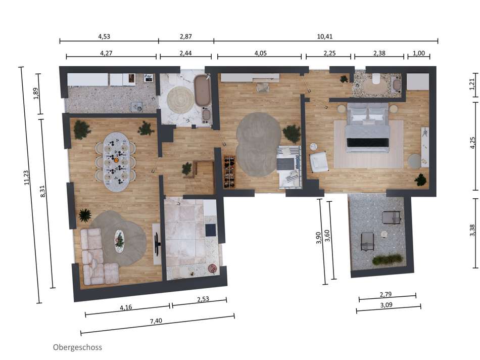 Grundriss Obergeschoss