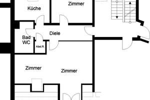 Zwei-Zimmer-Wohnung im Dachgeschoss mit Balkon – Wezelostr. 36, 50765 Volkhoven/Weiler, Köln – Vorschaubild 9