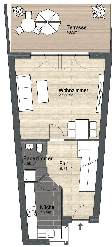 Grundriss Erdgeschoss
