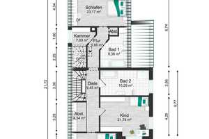 Ein/Zwei-Familienhaus in Leipzig Ost - ca. 102 m² hochwertig saniert + ca. 138 m² ausbaufertig – Leipzig – Vorschaubild 15