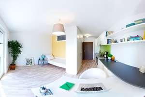 Ansprechend möbliertes 1-Zimmer-Appartment mit Duschbad – Westbahnhofstraße 15, 7745 Jena-Süd, Jena – Vorschaubild 1