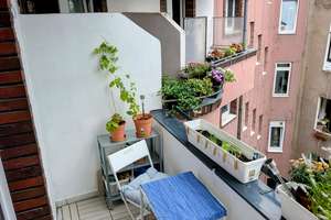 2 freie WG-Zimmer (möbliert; perfekt für WG-Neugründung) in 63qm Wohnung mit Südbalkon in Bilk – Mecumstrasse 33, 40225 Bilk, Düsseldorf – Vorschaubild 2