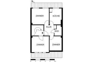 Gemütliche 2,5-Zimmer-Dachgeschosswohnung – Alwin-Lonke-Str. 36, 28719 Burg-Grambke, Bremen – Vorschaubild 4