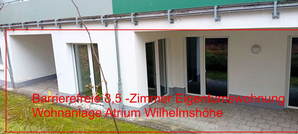 Gelegenheit! Attraktive barrierefreie EG 3,5 - Zimmer Eigentumswohnung 