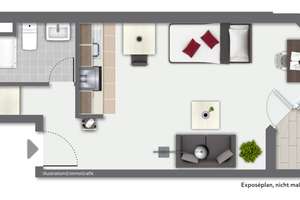 Helle unmöblierte 1-Zimmer Studentenwohnung im 4. OG mit Balkon in Mannheim Innenstadt/Jungbusch – L7 6-6a, 68161 Innenstadt/Jungbusch, Mannheim – Vorschaubild 7