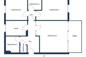 Gut geschnittene Wohnung mit Tiefgarage, zwei Bädern, Loggia – durchdacht wohnen in Hannover-Stöcken – Die vollständige Adresse der Immobilie erhältst du vom Anbieter., 30419 Stöcken, Hannover – Vorschaubild 19