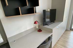 Design trifft Funktion: Geräumige 1-Zimmer-Wohnung voll möbliert mit privater Terrasse – Carl-Spindler-Str. 15x, 12555 Köpenick, Berlin – Vorschaubild 4