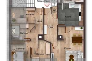 Altbaujuwel mit Balkon 4 Zimmer im Herzen von Bad Cannstatt – Die vollständige Adresse der Immobilie erhältst du vom Anbieter., 70376 Oberer Schlossgarten, Stuttgart – Vorschaubild 25