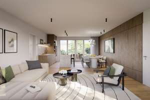 GROSSZÜGIGE FÜNF ZIMMER WOHNUNG AUF EINER EBENE MIT SCHÖNEM GARTEN - NEUBAU IM ENTSTEHEN – Bichler Straße 19, 81479 Thalkirchen, München – Vorschaubild 4