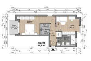 Attraktive Maisonette-Wohnung mit 4,5 Zimmer und Dachterrasse – 63075 Bürgel, Offenbach am Main – Vorschaubild 5
