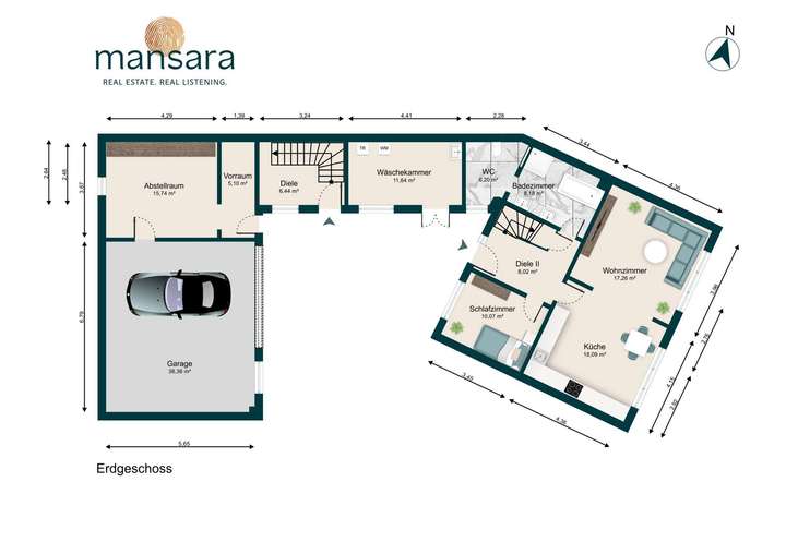 Grundriss Erdgeschoss