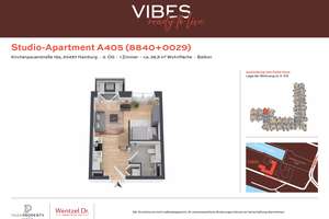 Hochwertig möbliertes Studio in der HafenCity - Wentzel Dr. – Kirchenpauerstraße 15a, 20457 HafenCity, Hamburg – Vorschaubild 4