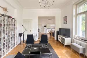 Home in the City, grüne Altbau-Oase in Wiesbaden! Kulturdenkmal-Villa, helle 2 Zi, 2 Balkone, 80 m² – Die vollständige Adresse der Immobilie erhältst du vom Anbieter., 65195 Nordost, Wiesbaden – Vorschaubild 9
