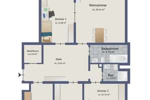 Mehr Raum für Ihre Familie - helle 4-Zimmer-Wohnung mit West-Balkon, Aufzug und Außenstellplatz – Die vollständige Adresse der Immobilie erhältst du vom Anbieter., 22145 Rahlstedt, Hamburg – Vorschaubild 24